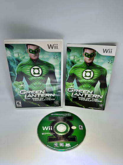PiXEL-RETRO.COM : NINTENDO WII COMPLET CIB BOX MANUAL GAME NTSC GREEN LANTERN RISE OF THE MANHUNTERS