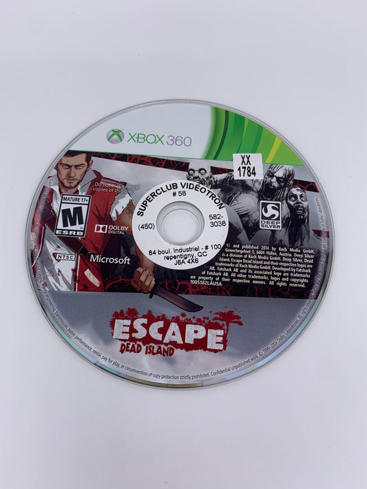 PiXEL-RETRO.COM : MICROSOFT XBOX 360 GAME NTSC ESCAPE DEAD ISLAND