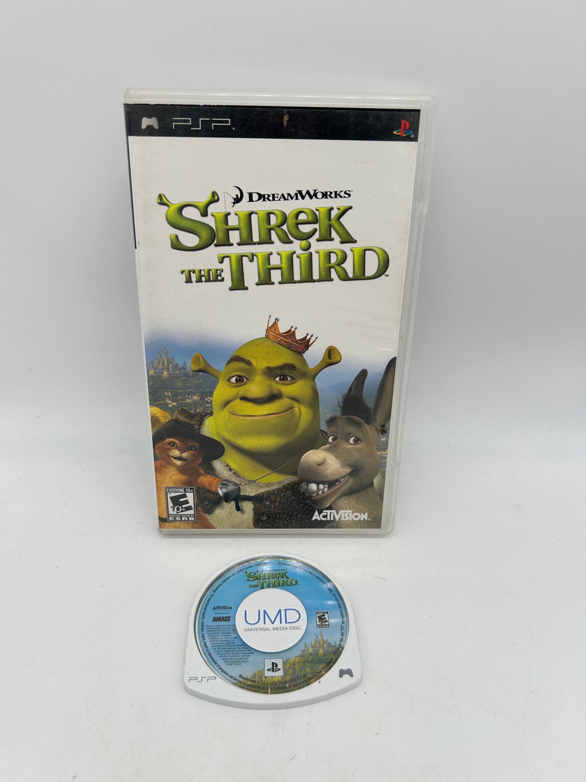 PiXEL-RETRO.COM : SONY PLAYSTATION PORTABLE (PSP) COMPLET CIB BOX MANUAL GAME NTSC SHREK THE THIRD