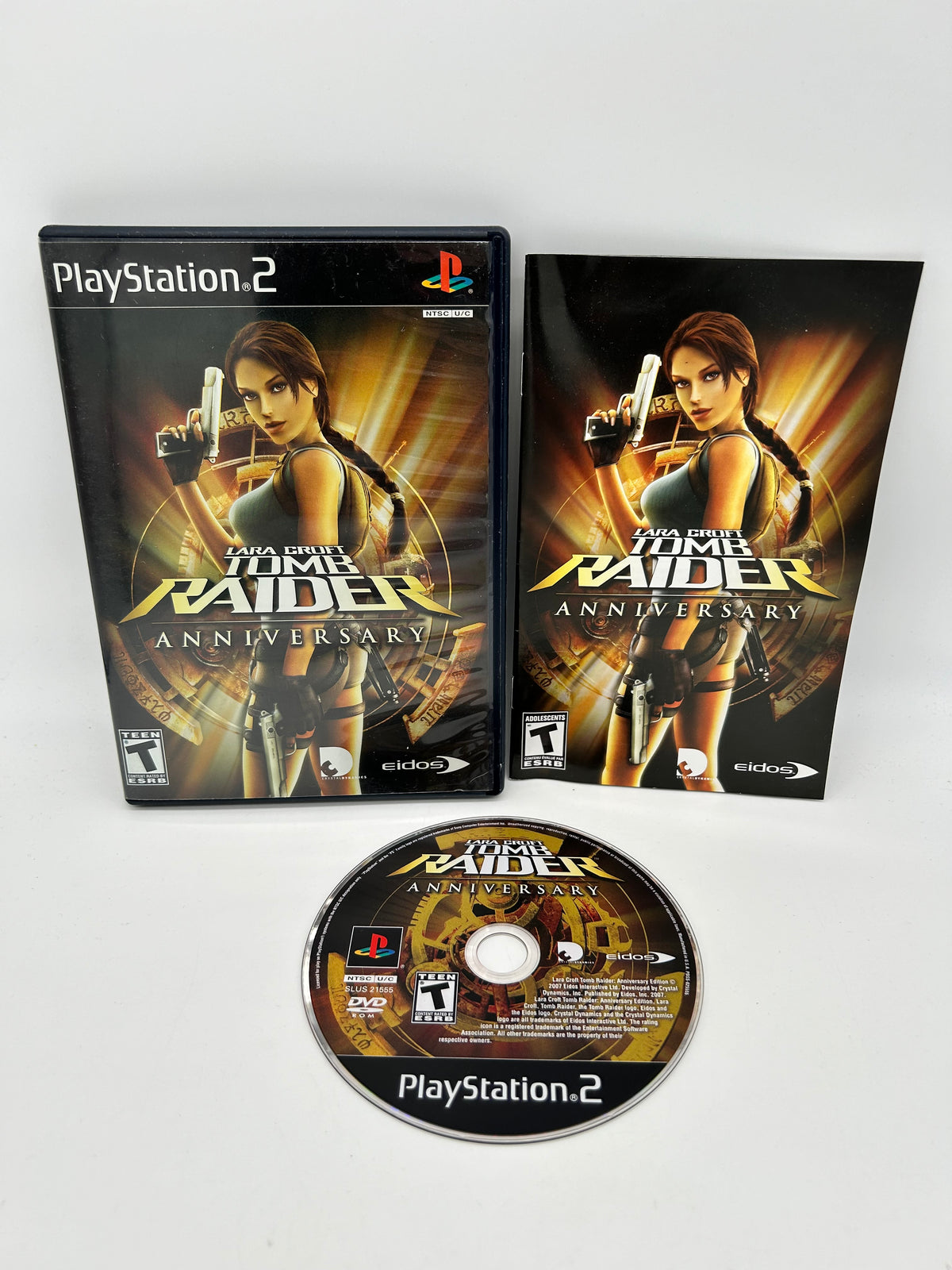 Notice Jeu PS2 Tomb Raider: Anniversary - Pas De Jeu, Bon état, Manuel Instruction Seulement