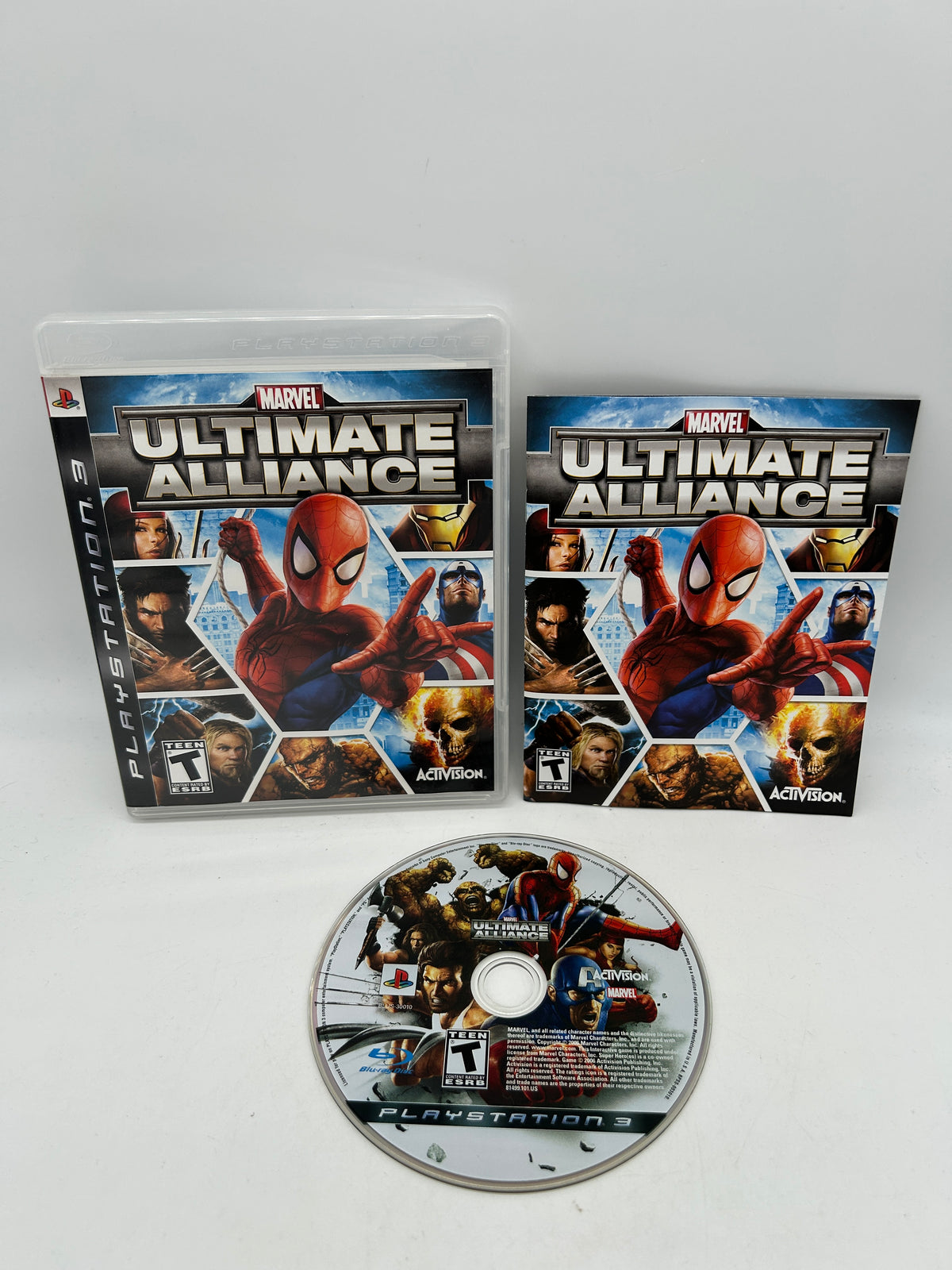 PiXEL-RETRO.COM : SONY PLAYSTATION 3 (PS3) COMPLET CIB BOX MANUAL GAME NTSC MARVEL ULTIMATE ALLIANCE 