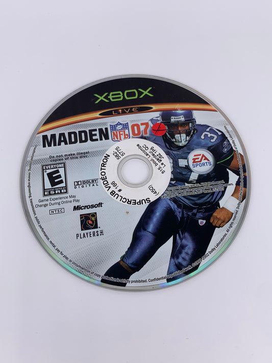 MiCROSOFT XBOX ORiGiNAL | MADDEN NFL 07