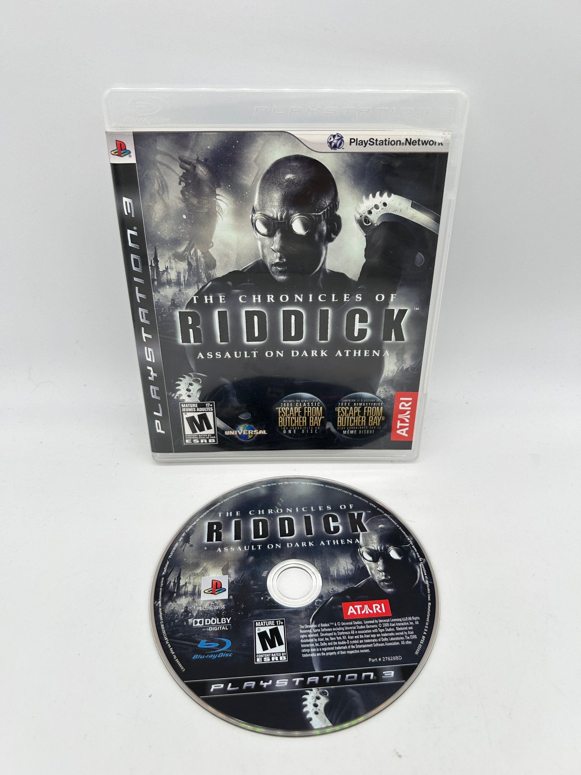 PiXEL-RETRO.COM : SONY PLAYSTATION 3 (PS3) COMPLET CIB BOX MANUAL GAME NTSC THE CHRONiCLES OF RiDDiCK ASSAULT ON DARK ATHENA