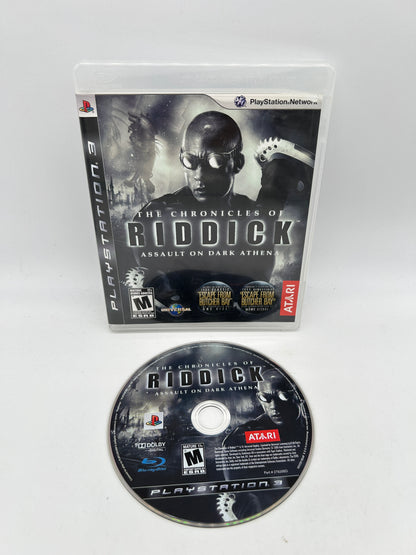 PiXEL-RETRO.COM : SONY PLAYSTATION 3 (PS3) COMPLET CIB BOX MANUAL GAME NTSC THE CHRONiCLES OF RiDDiCK ASSAULT ON DARK ATHENA