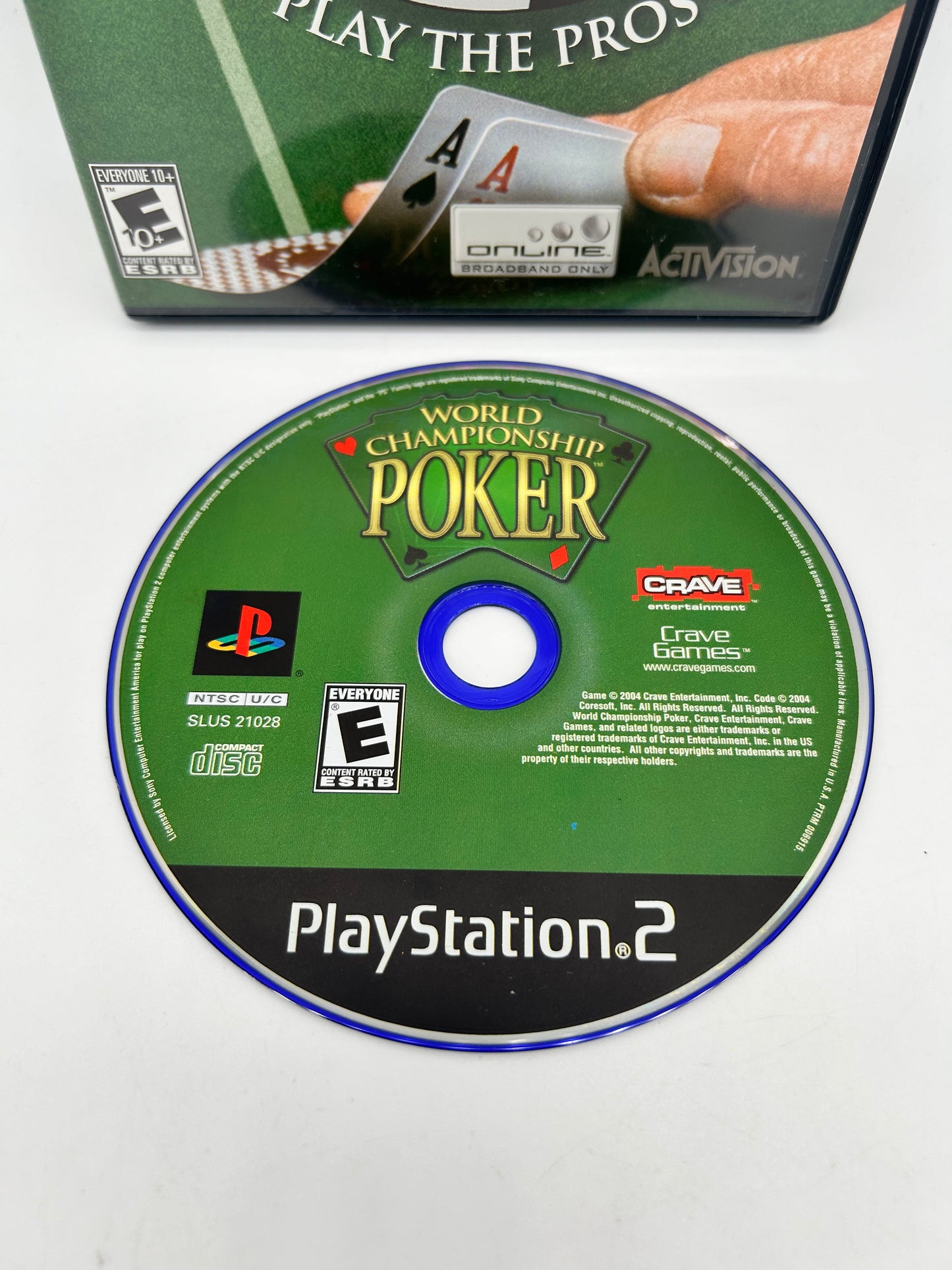 SONY PLAYSTATiON 2 [PS2] | WORLD SERIES POKER PLAY THE PROS