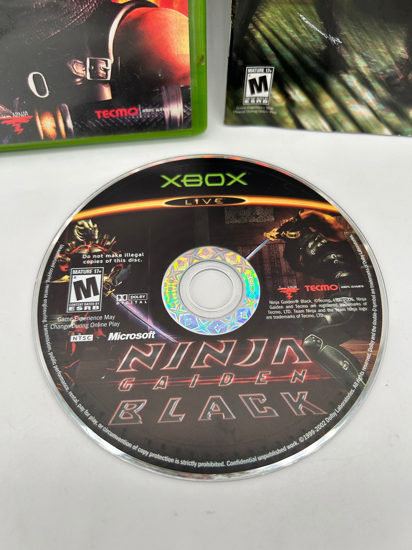 MiCROSOFT XBOX ORiGiNAL | NiNJA GAiDEN BLACK