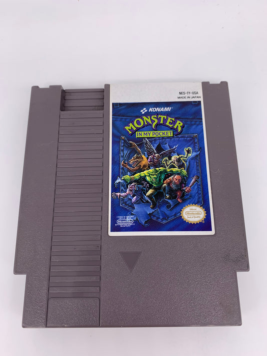 PiXEL-RETRO.COM : NINTENDO ENTERTAiNMENT SYSTEM (NES) GAME NTSC MONSTER IN MY POCKET