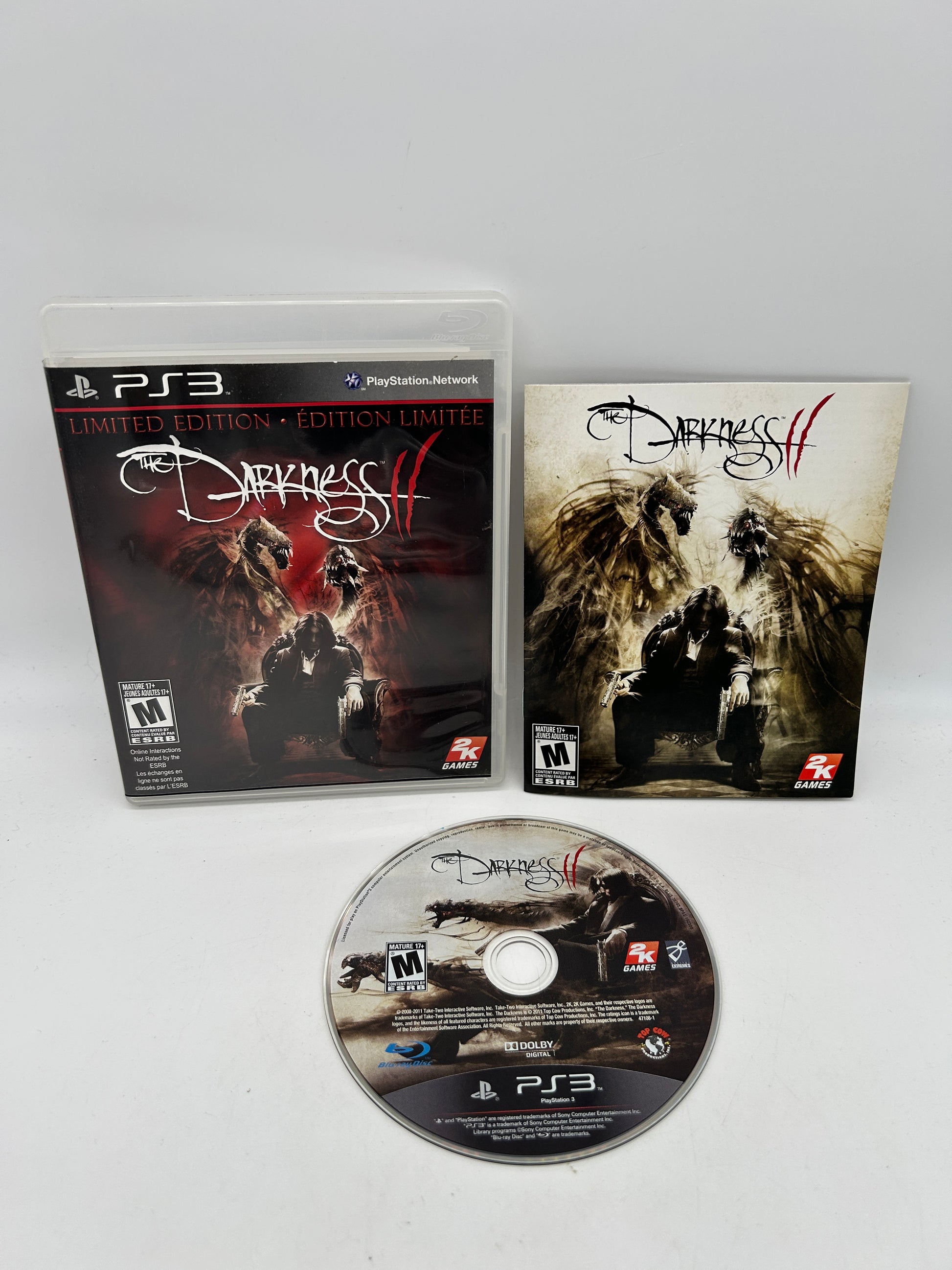 PiXEL-RETRO.COM : SONY PLAYSTATION 3 (PS3) COMPLET CIB BOX MANUAL GAME NTSC THE DARKNESS II LIMITED EDITION