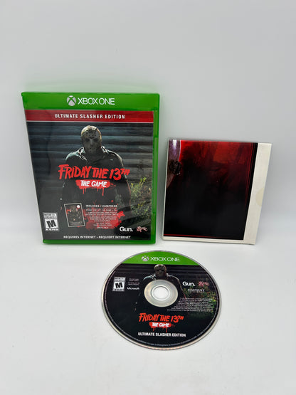 PiXEL-RETRO.COM : MICROSOFT XBOX ONE COMPLETE CIB BOX MANUAL GAME NTSC FRIDAY THE 13TH THE GAME ULTIMATE SLASHER EDITION