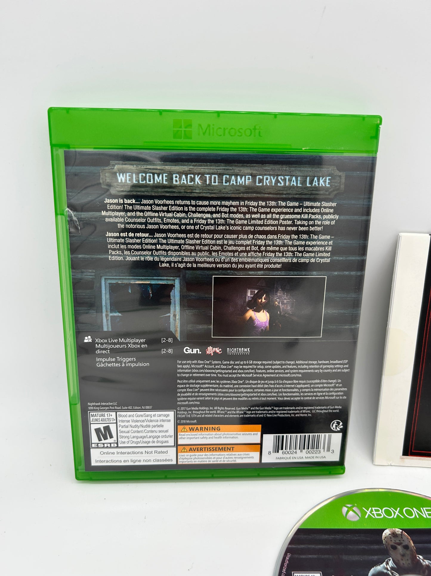 Microsoft Xbox One | Friday the 13th The Game | Ultimate Slasher Edition