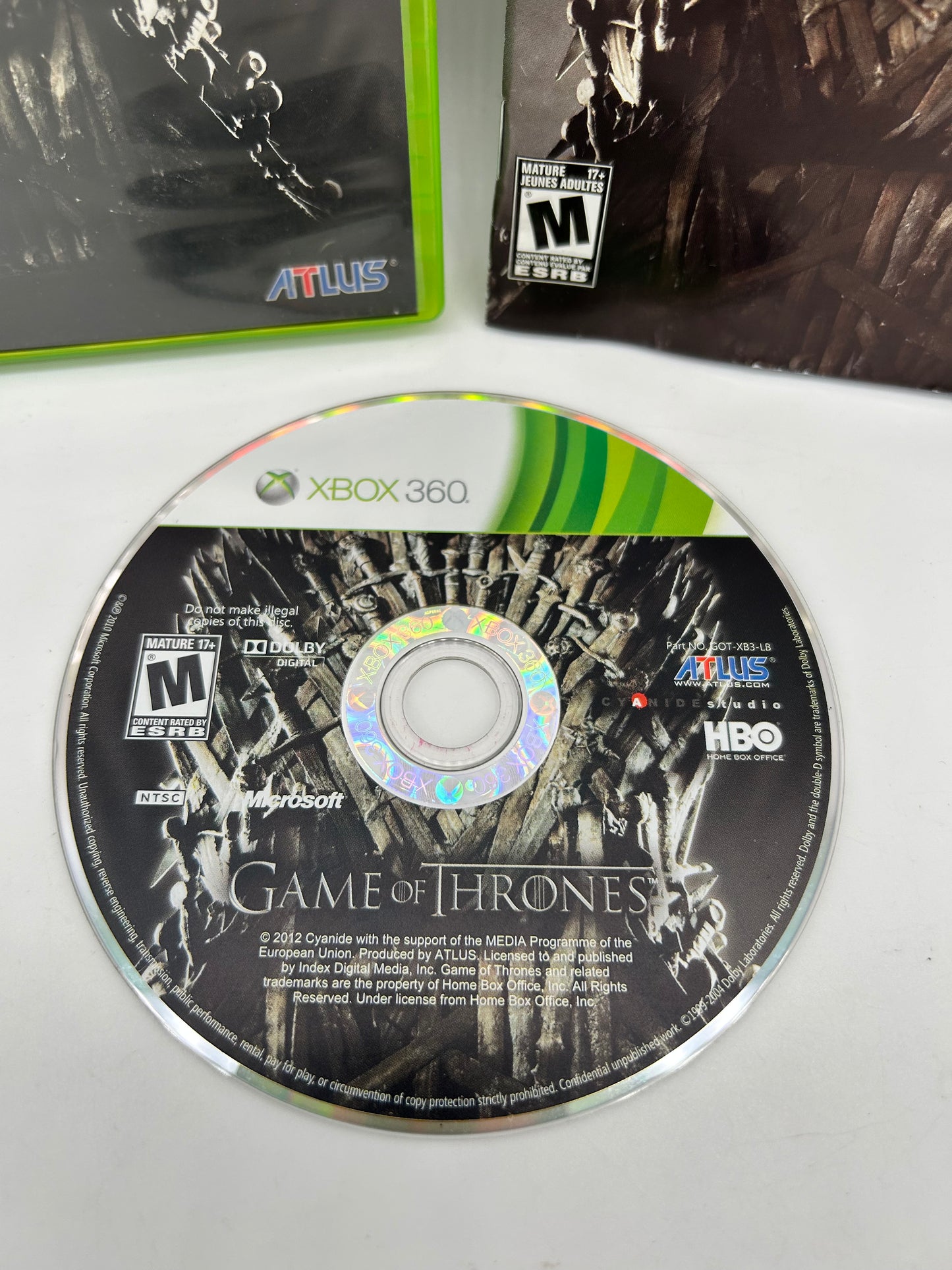 Microsoft XBOX 360 | GAME OF THRONES