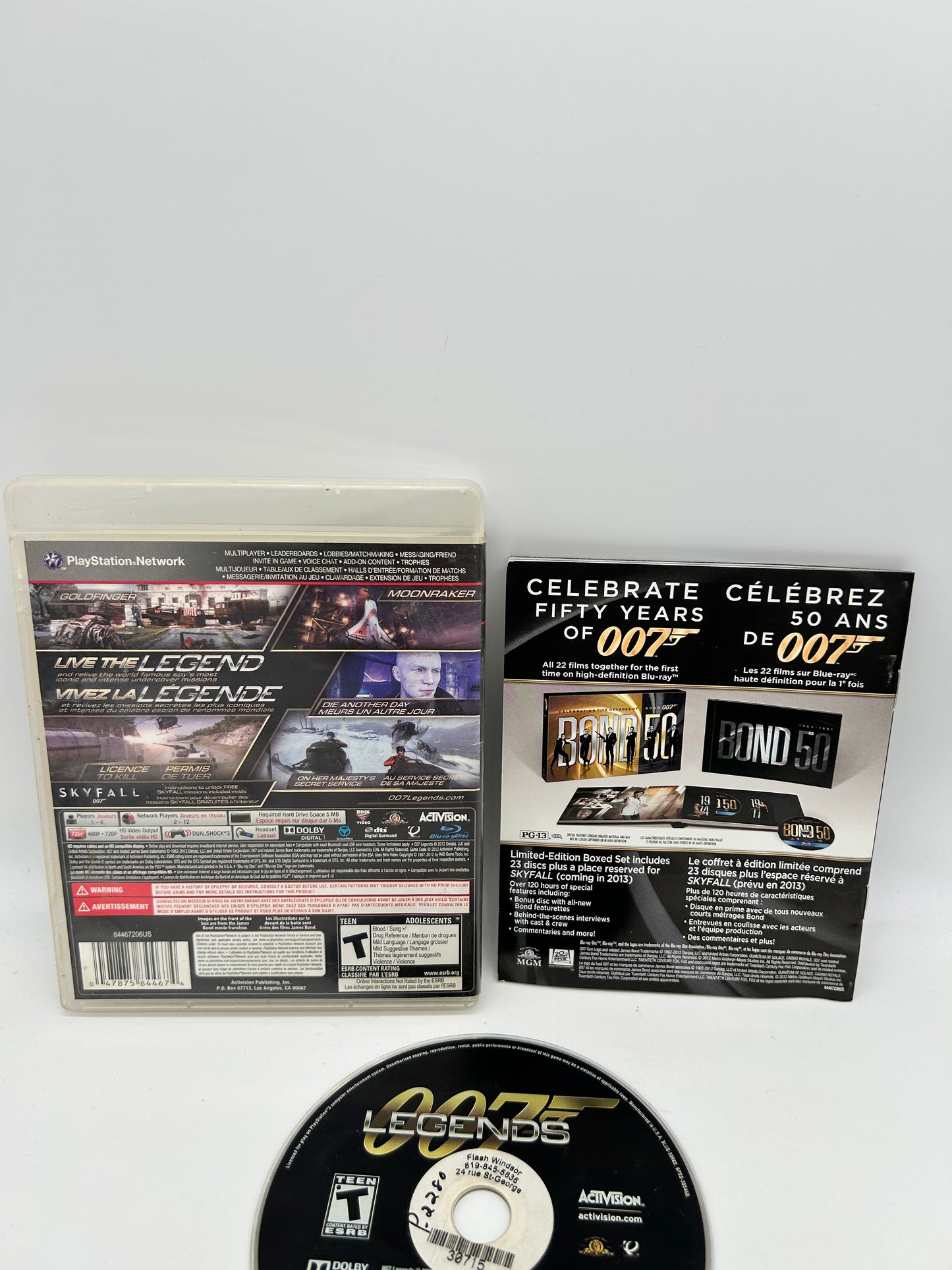SONY PLAYSTATiON 3 [PS3] | 007 LEGENDS