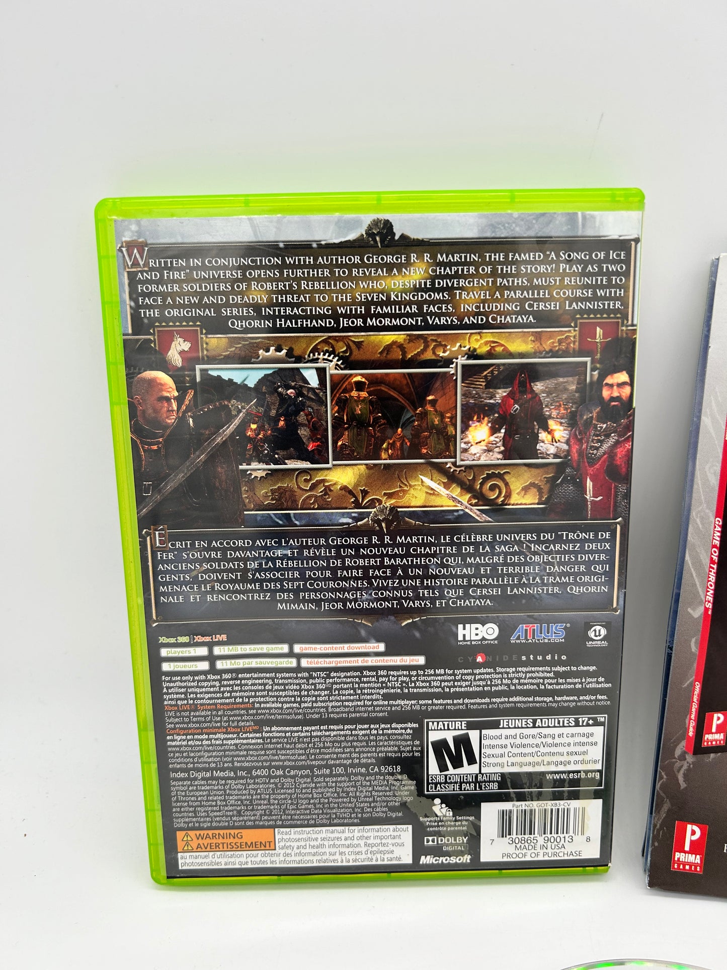 Microsoft XBOX 360 | GAME OF THRONES