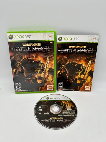 PiXEL-RETRO.COM : MICROSOFT XBOX 360 COMPLETE CIB BOX MANUAL GAME NTSC WARHAMMER BATTLE MARCH