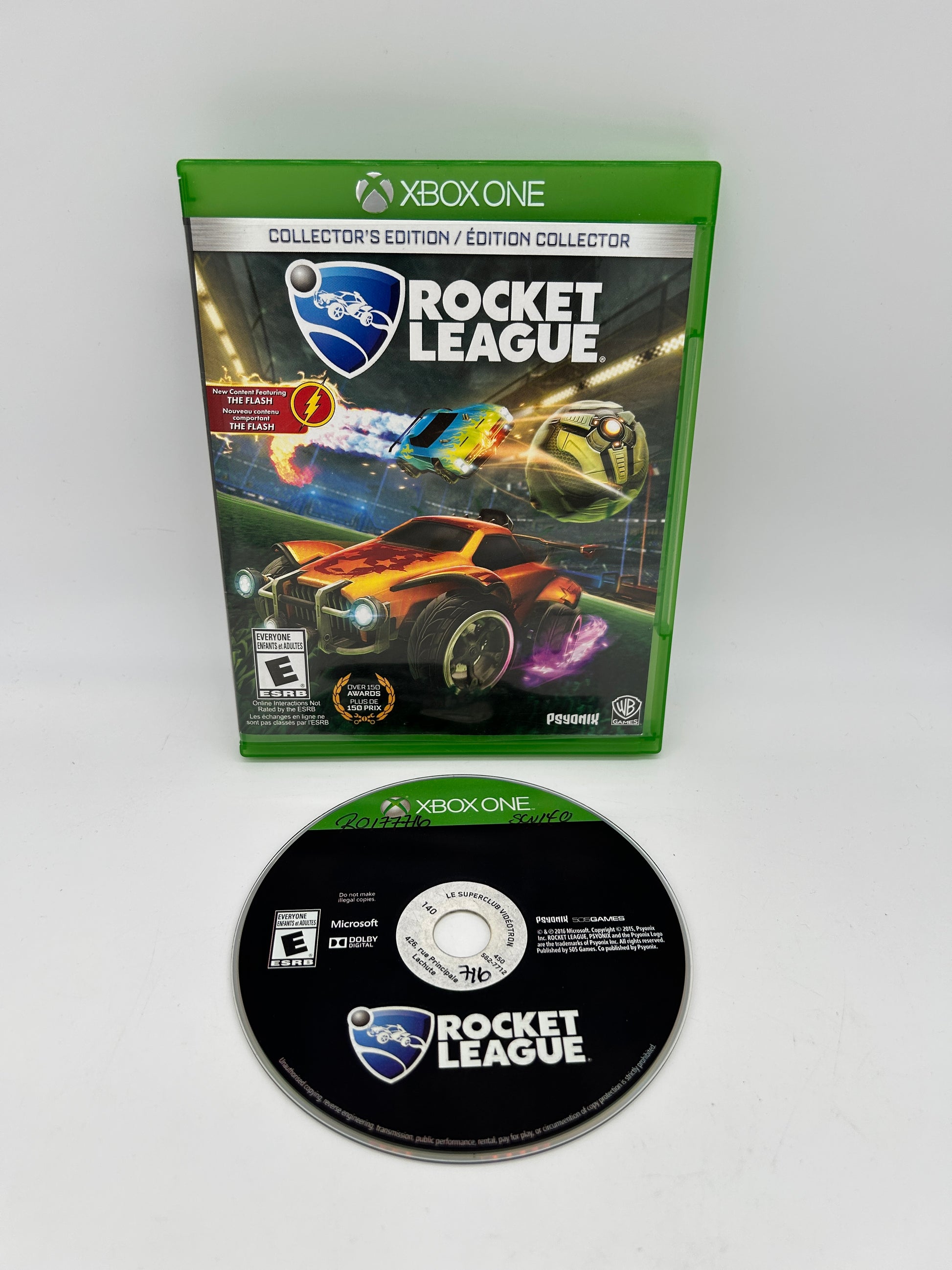 PiXEL-RETRO.COM : MICROSOFT XBOX ONE COMPLETE CIB BOX MANUAL GAME NTSC ROCKET LEAGUE COLLECTOR'S EDITION