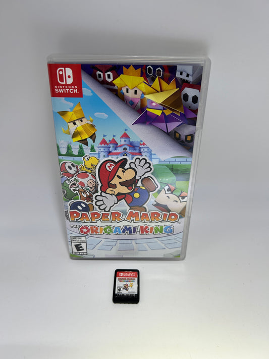 PiXEL-RETRO.COM : NINTENDO SWITCH COMPLETE IN BOX COMPLETE MANUAL GAME NTSC PAPER MARIO THE ORIGAMI KING