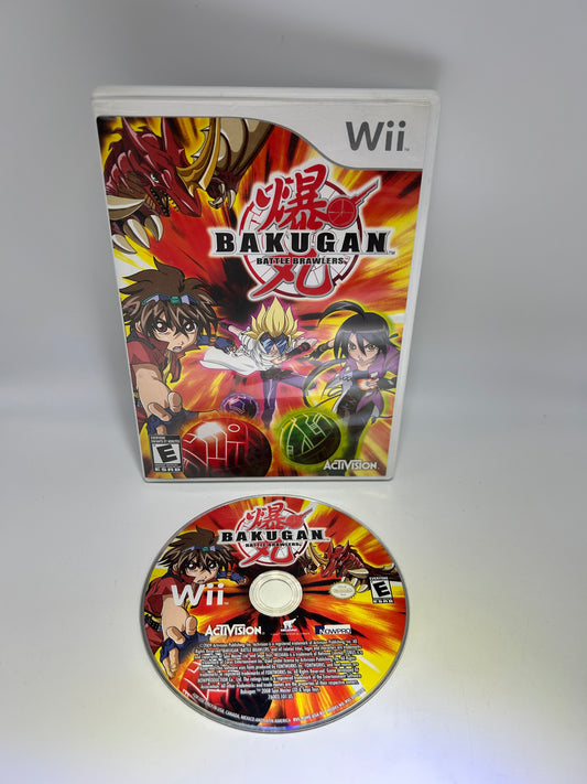 PiXEL-RETRO.COM : NINTENDO WII COMPLET CIB BOX MANUAL GAME NTSC BAKAGAN BATTLE BRAWLERS
