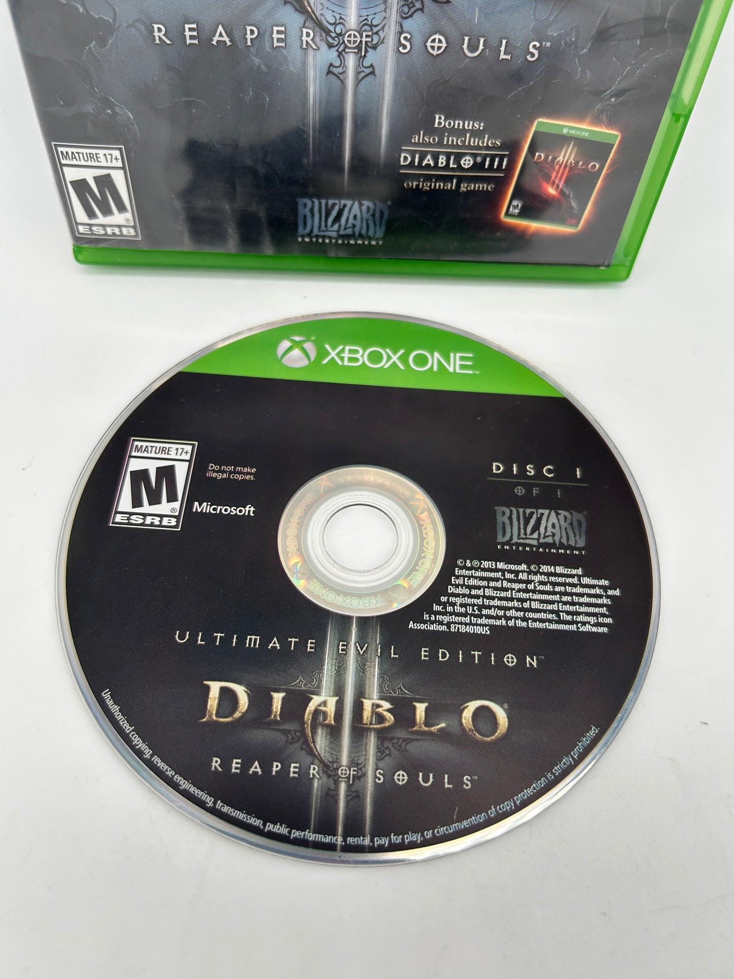 Microsoft XBOX ONE | DiABLO III REAPER OF SOULS | ULTiMATE EViL EDiTiON