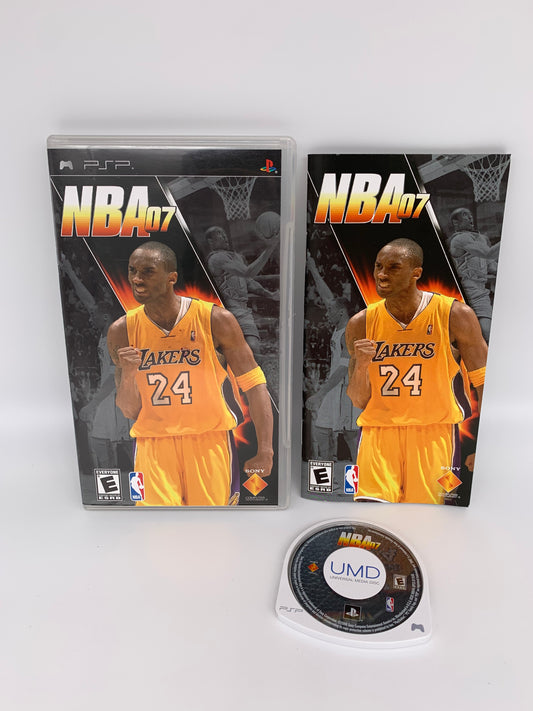 PiXEL-RETRO.COM : SONY PLAYSTATION PORTABLE (PSP) COMPLET CIB BOX MANUAL GAME NTSC NBA 07