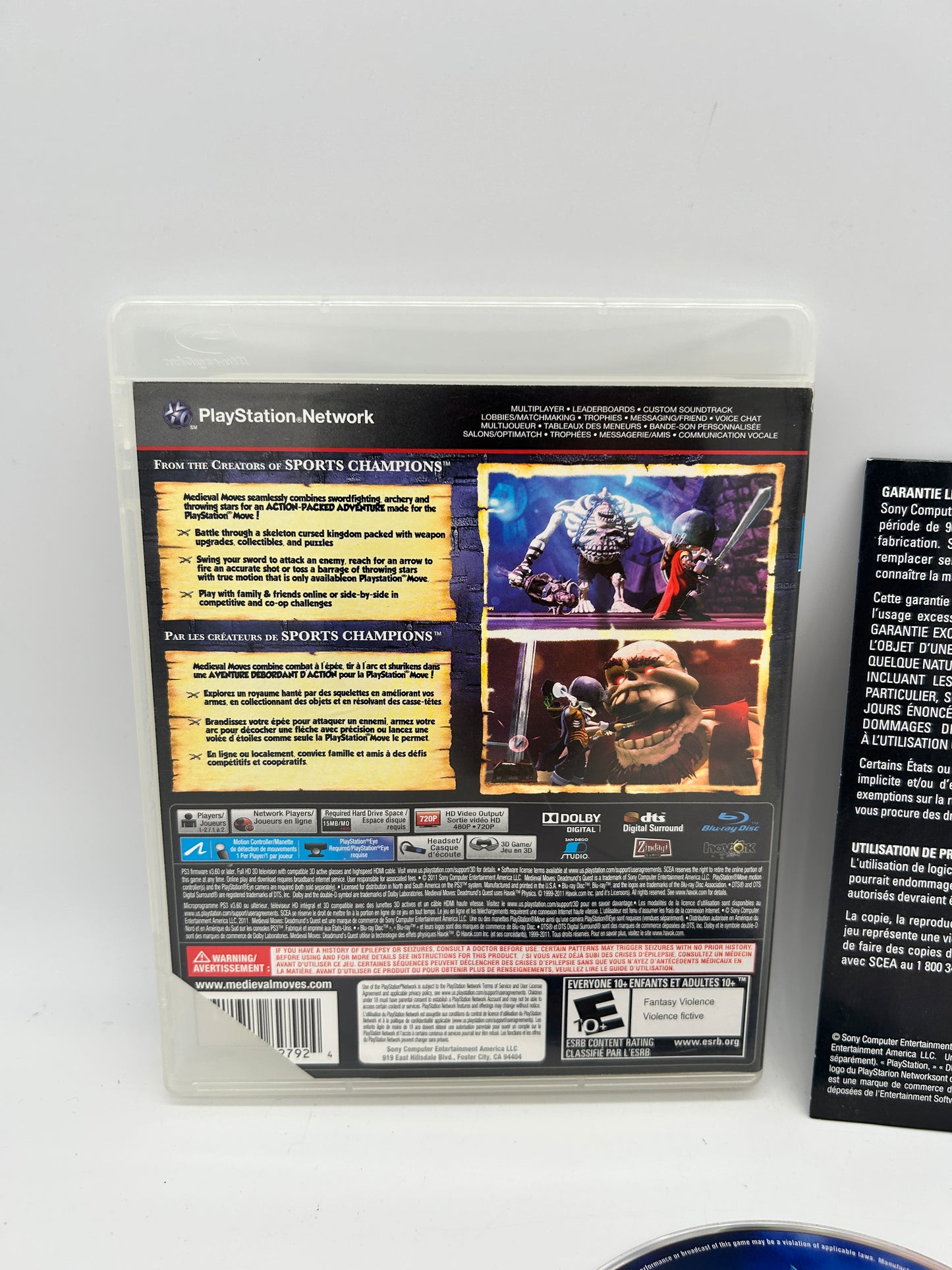 SONY PLAYSTATiON 3 [PS3] | MEDiEVAL MOVES DEADMUNDS QUEST