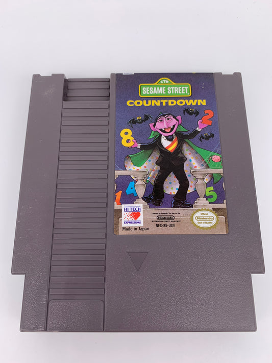 PiXEL-RETRO.COM : NINTENDO ENTERTAiNMENT SYSTEM (NES) GAME NTSC SESAME STREET COUNTDOWN