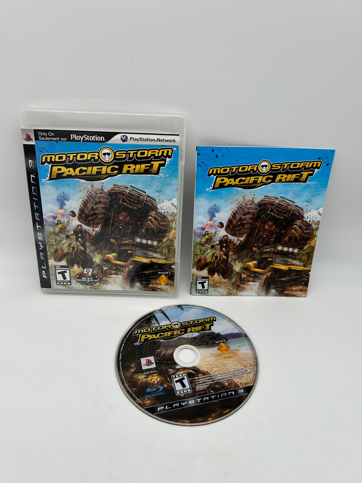 PiXEL-RETRO.COM : SONY PLAYSTATION 3 (PS3) COMPLET CIB BOX MANUAL GAME NTSC MOTORSTORM PACIFIC RIFT
