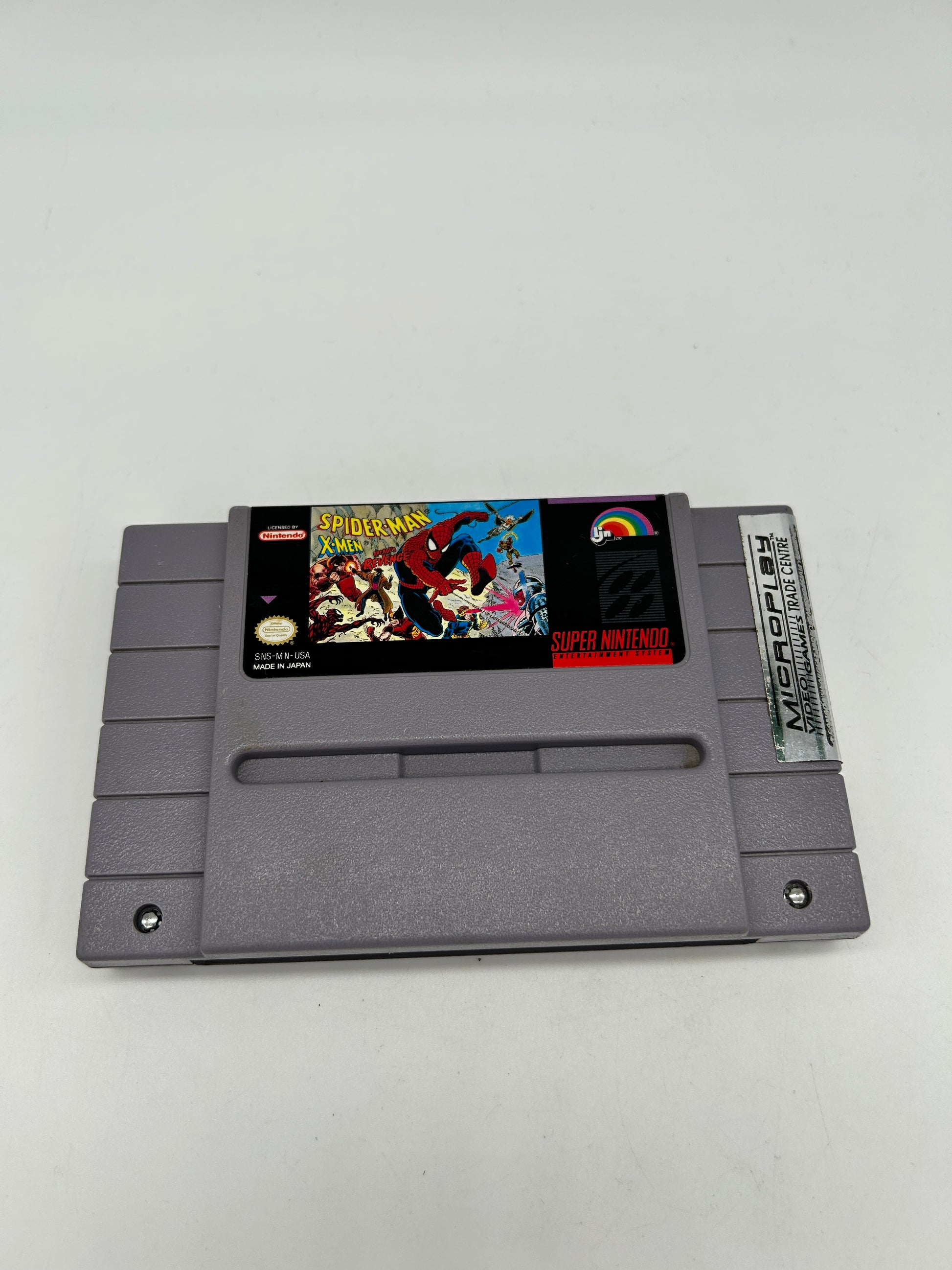 PiXEL-RETRO.COM : SUPER NINTENDO NES (SNES) GAME NTSC SPIDER-MAN X-MEN ARCADE'S REVENGE