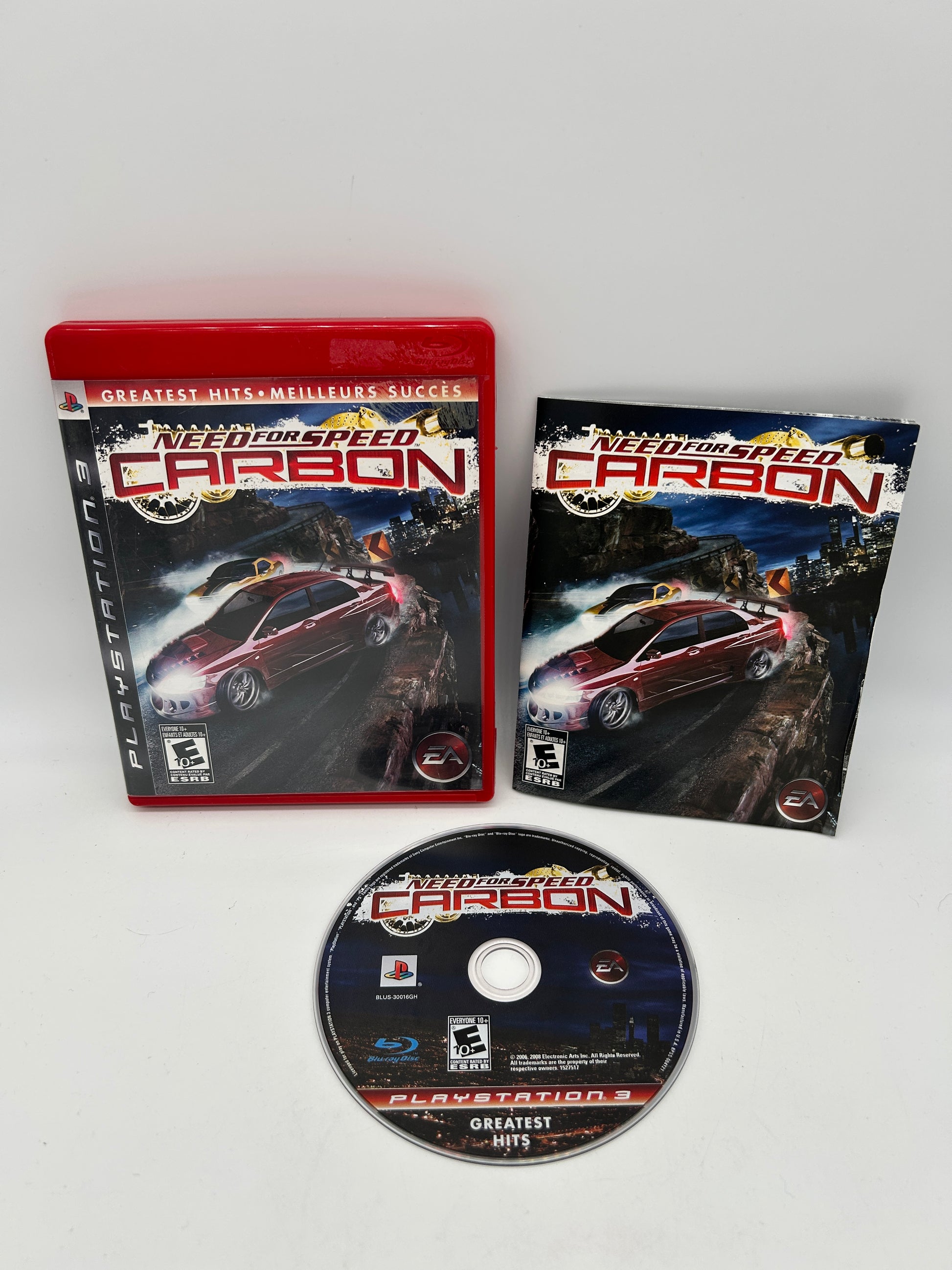 PiXEL-RETRO.COM : SONY PLAYSTATION 3 (PS3) COMPLET CIB BOX MANUAL GAME NTSC NEED FOR SPEED CARBON