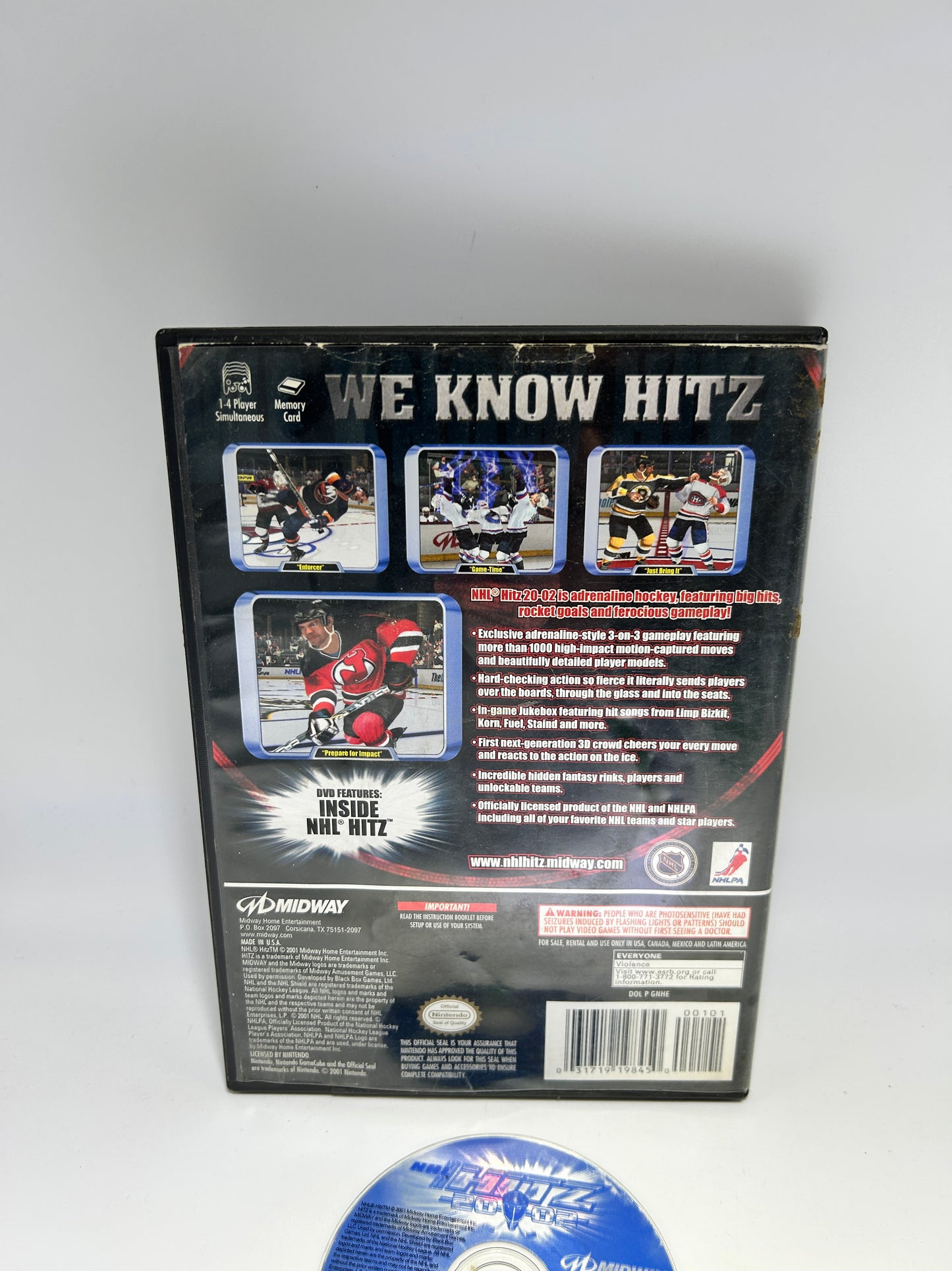 NiNTENDO GAMECUBE [NGC] | NHL HITS 2002