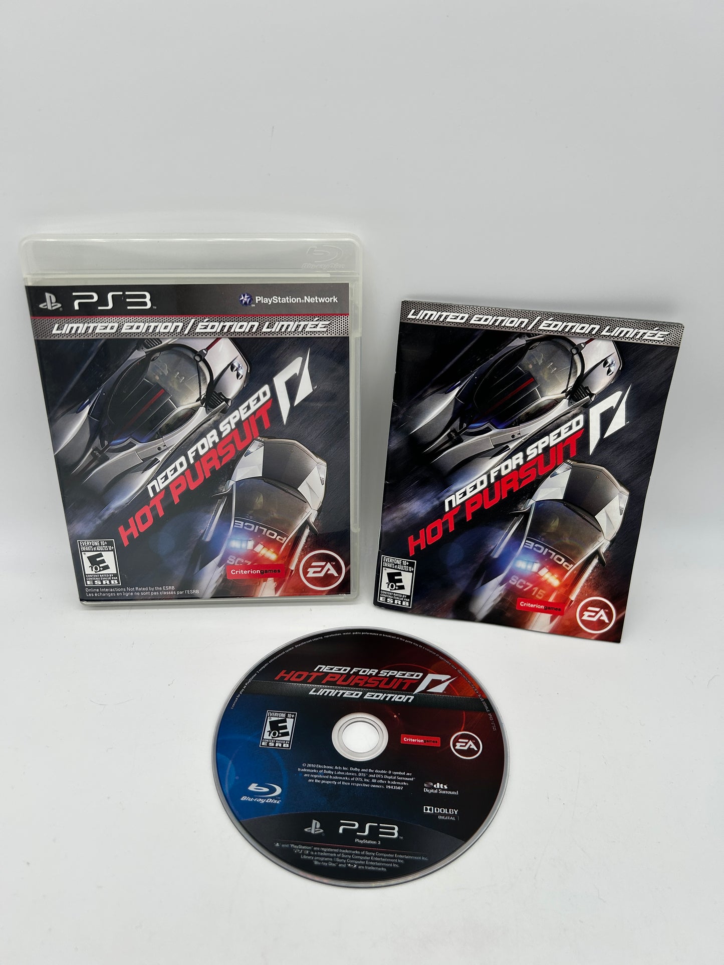 PiXEL-RETRO.COM : SONY PLAYSTATION 3 (PS3) COMPLET CIB BOX MANUAL GAME NTSC NEED FOR SPEED HOT PURSUIT