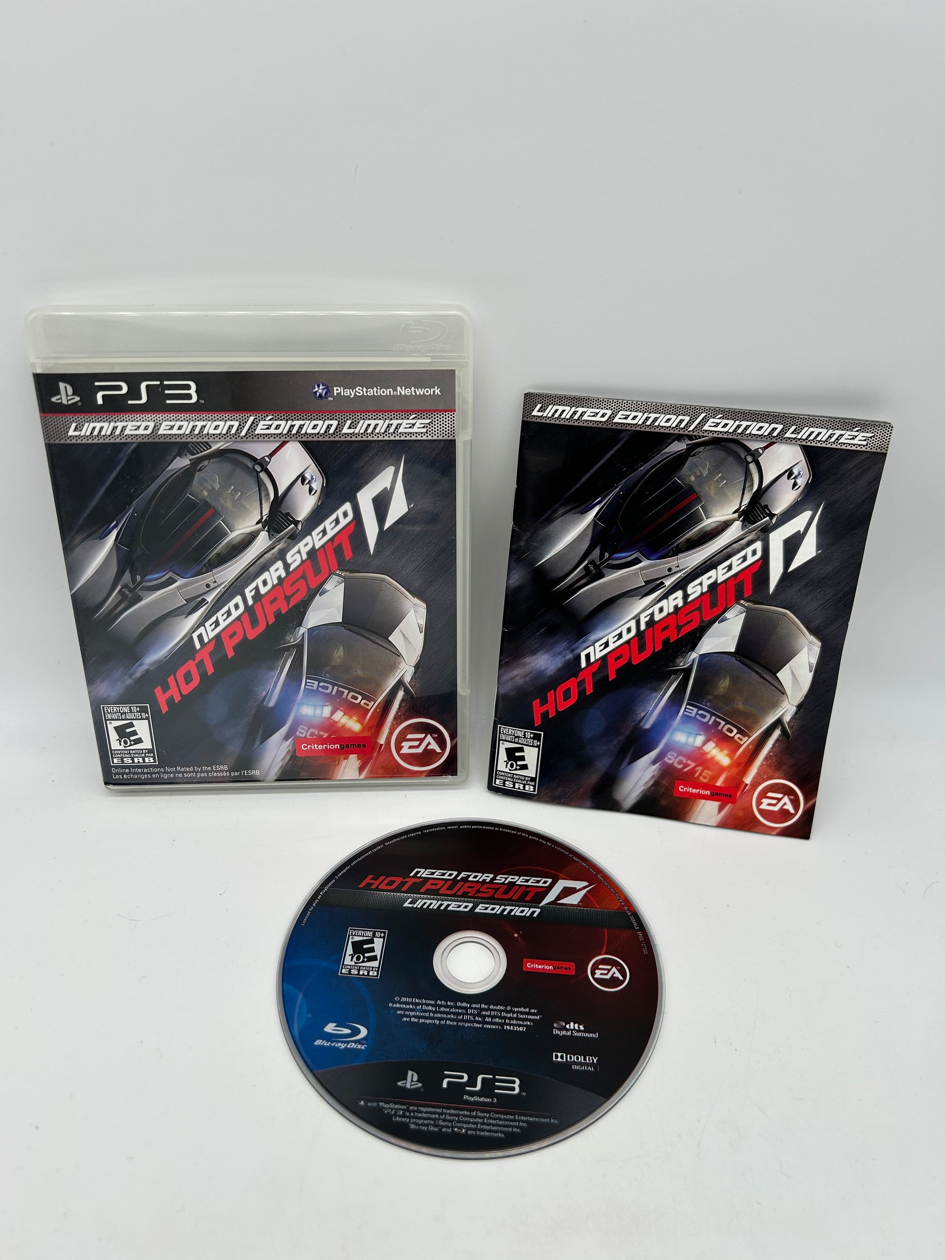PiXEL-RETRO.COM : SONY PLAYSTATION 3 (PS3) COMPLET CIB BOX MANUAL GAME NTSC NEED FOR SPEED HOT PURSUIT