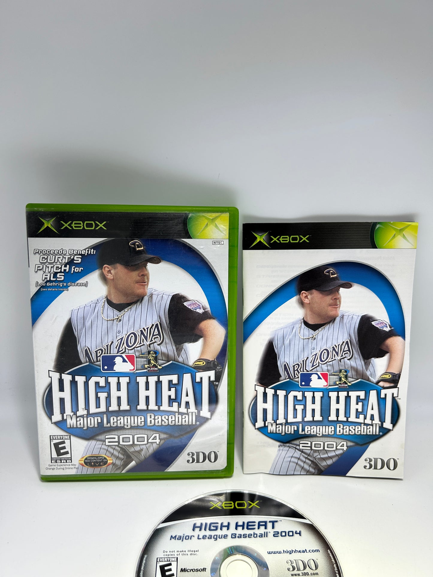 MiCROSOFT XBOX ORiGiNAL | HiGH HEAT MAJOR LEAGUE BASEBALL 2004