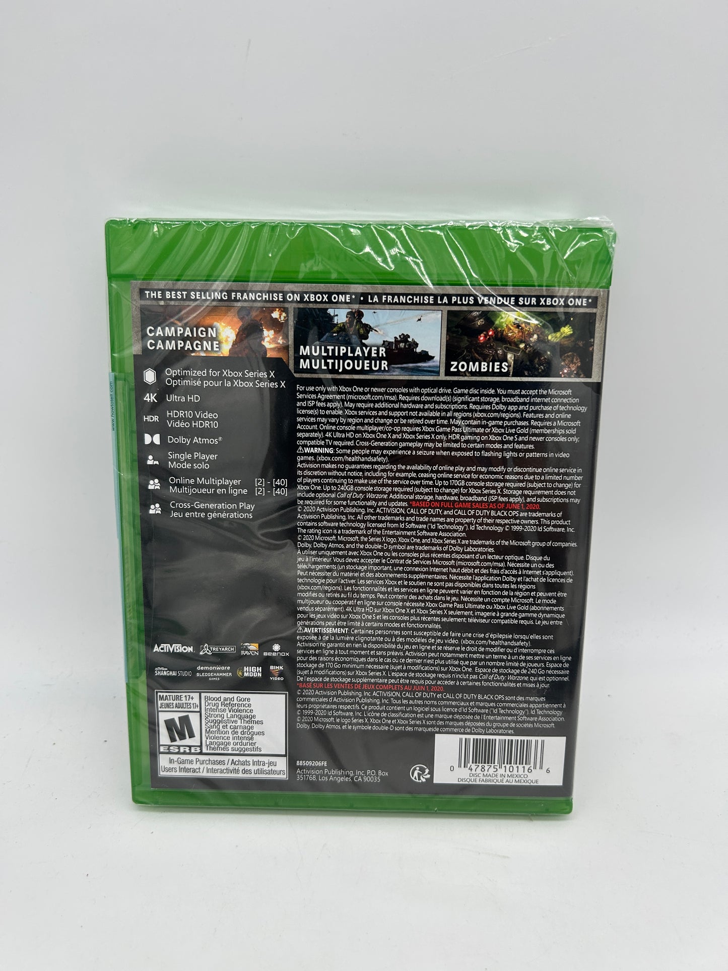 MICROSOFT XBOX ONE & SERIES X | CALL OF DUTY BLACK OPS COLD WAR