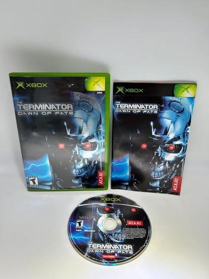 PiXEL-RETRO.COM : MICROSOFT XBOX COMPLETE CIB BOX MANUAL GAME NTSC TERMINATOR THE DAWN OF FATE