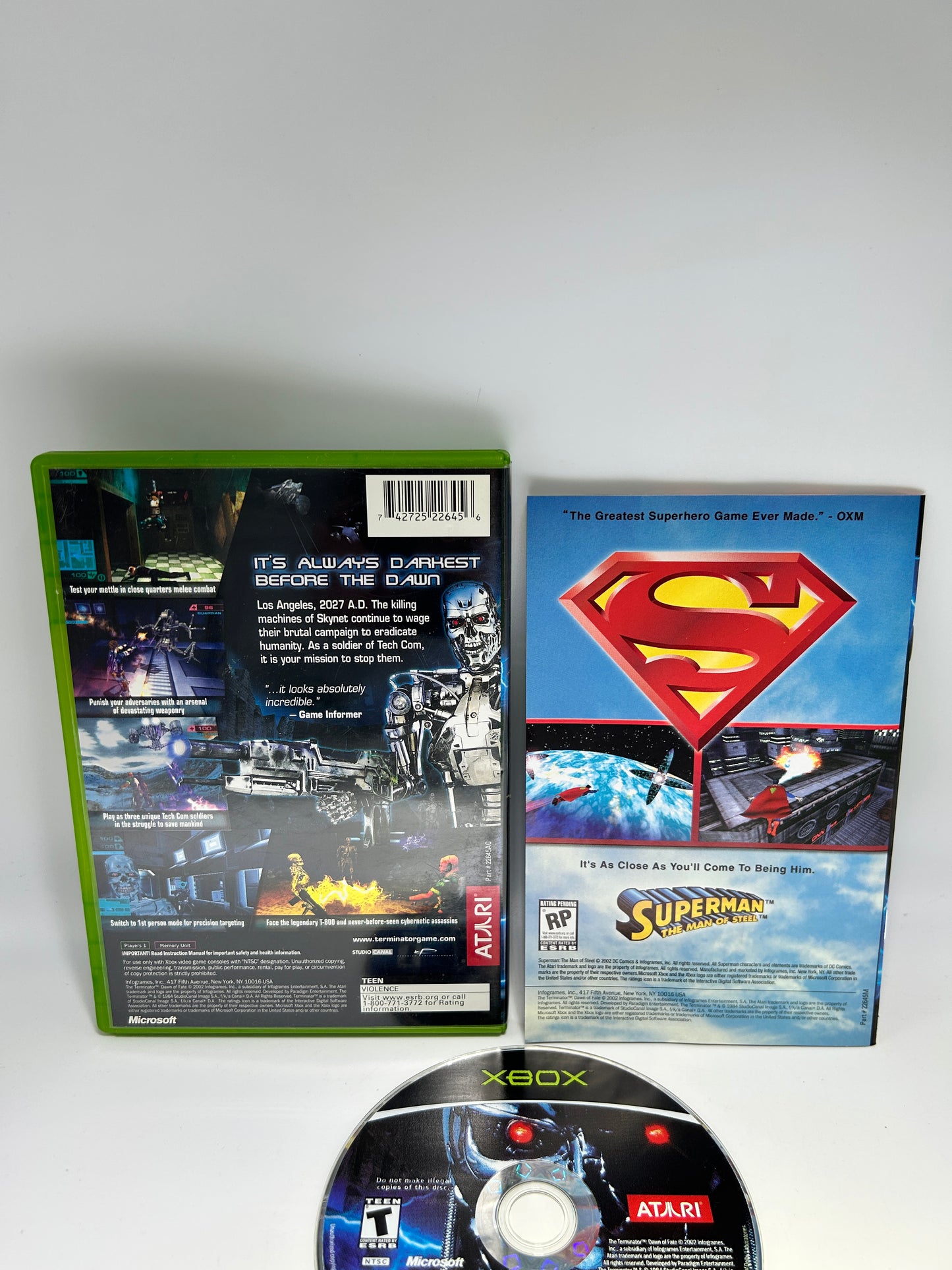 MICROSOFT XBOX ORIGINAL | TERMINATOR THE DAWN OF FATE
