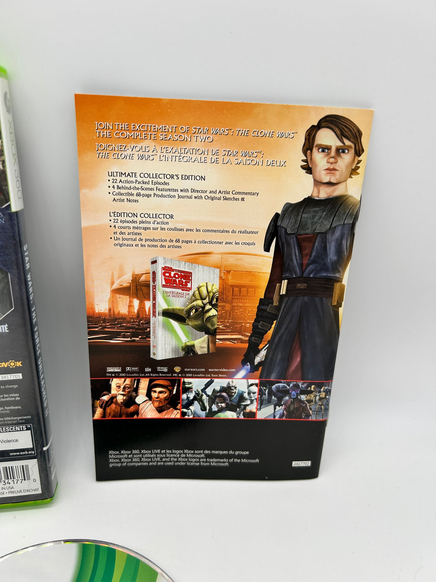 MiCROSOFT XBOX 360 | STAR WARS THE FORCE UNLEASHED II