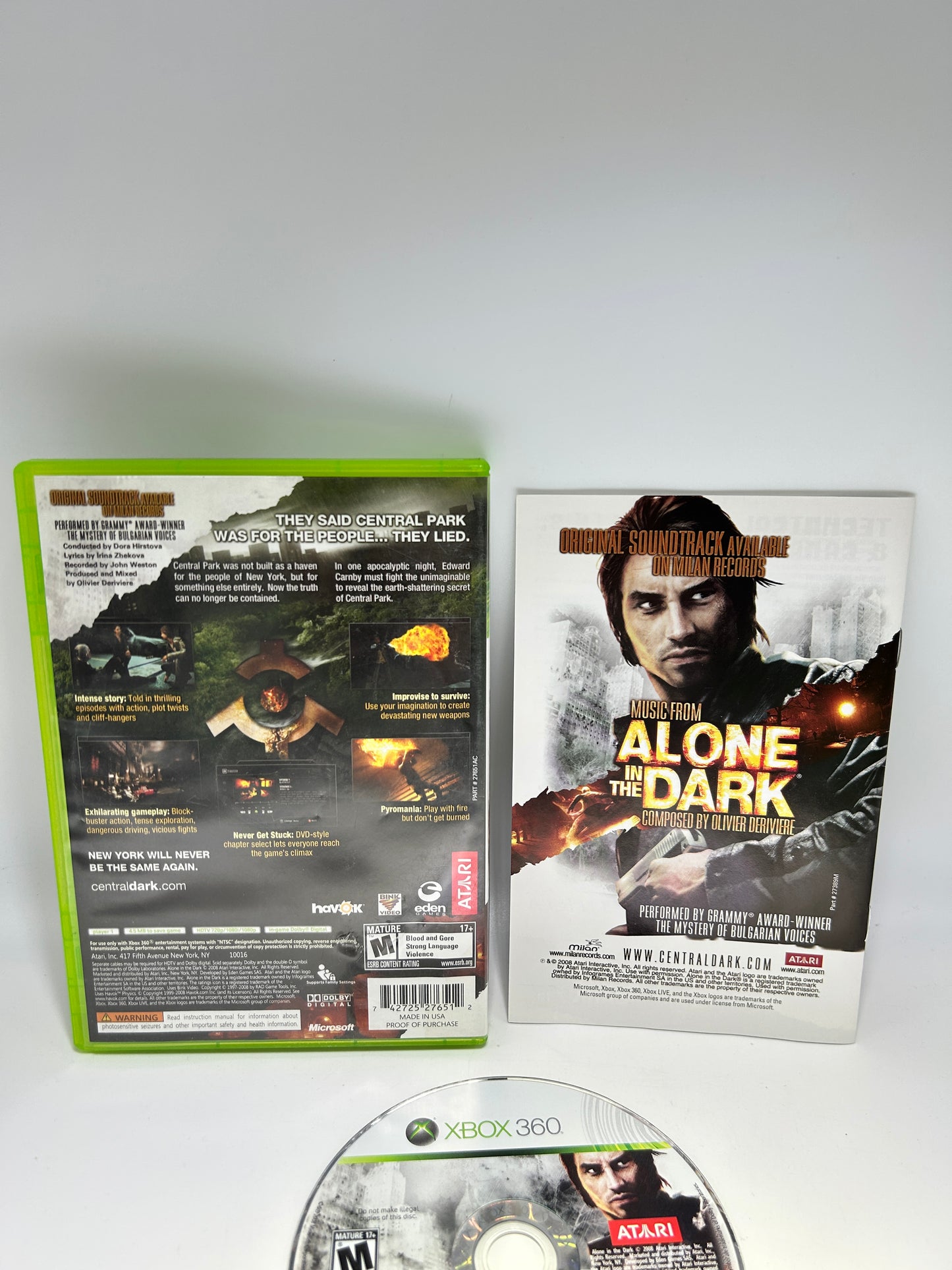 MiCROSOFT XBOX 360 | ALONE iN THE DARK