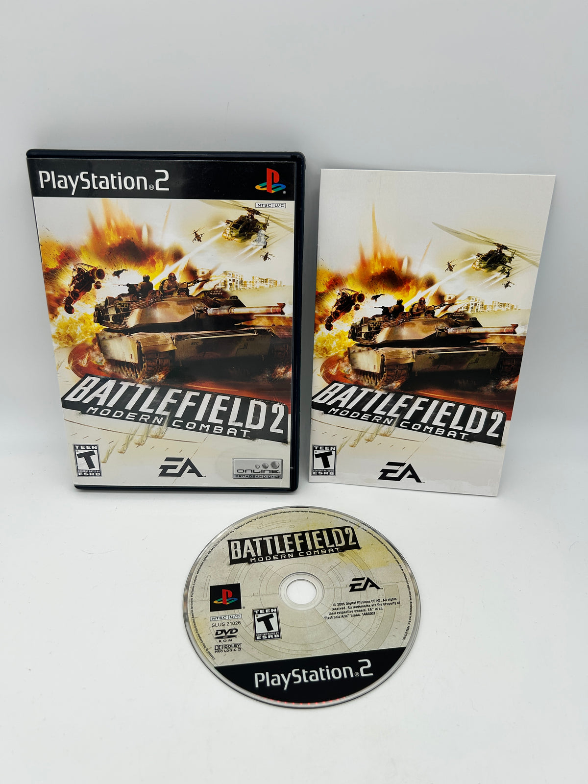 PiXEL-RETRO.COM : SONY PLAYSTATION 2 (PS2) COMPLET CIB BOX MANUAL GAME NTSC BATTLEFIELD 2 MODERN COMBAT