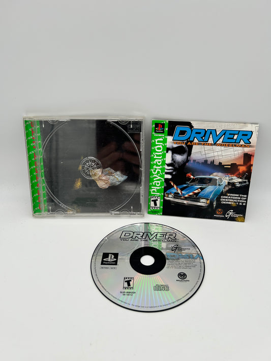 PiXEL-RETRO.COM : SONY PLAYSTATION 1 (PS1) COMPLET CIB BOX MANUAL GAME NTSC DRIVER YOU ARE THE WHEELMAN