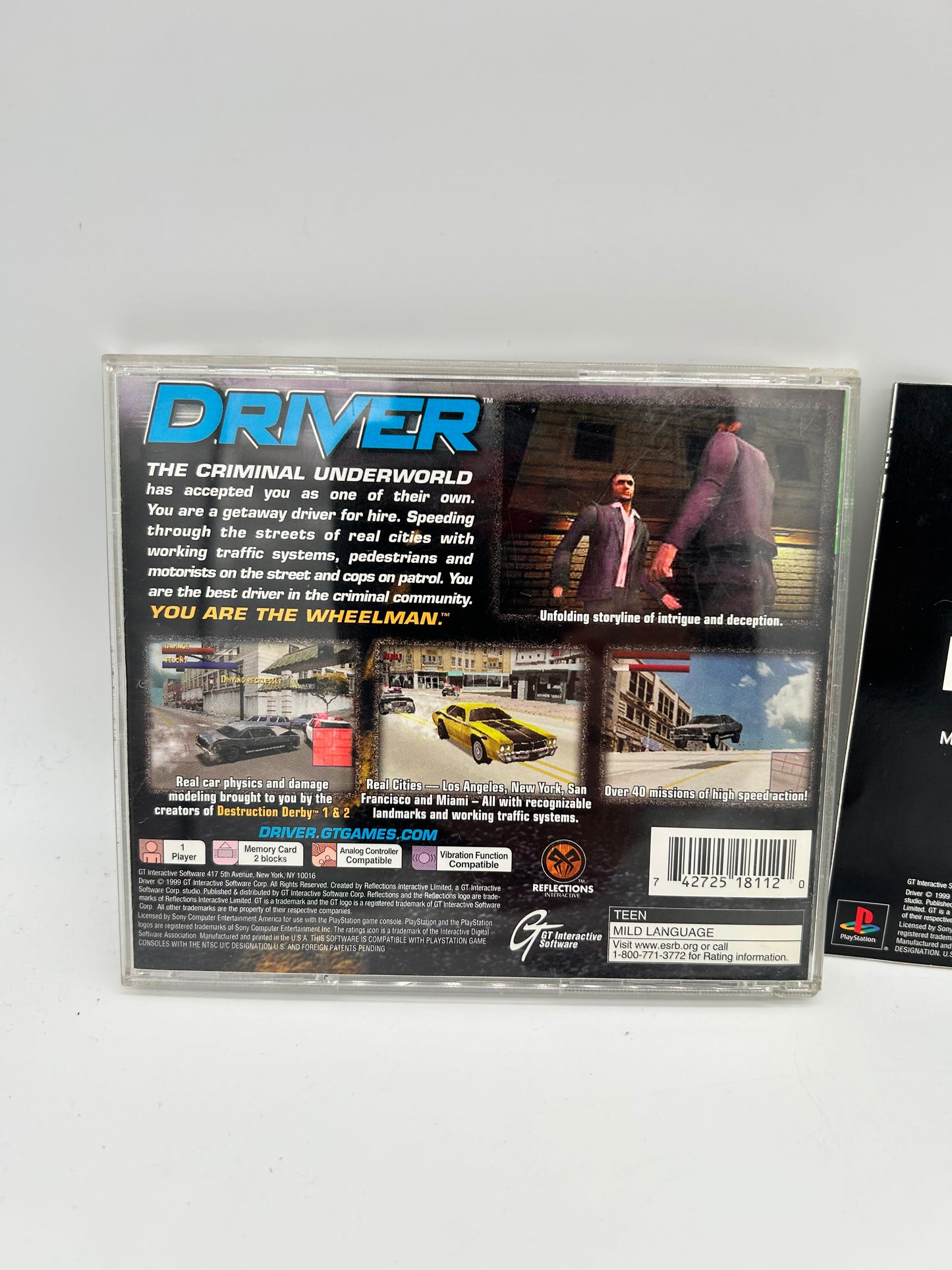 SONY PLAYSTATiON [PS1] | DRIVER YOU ARE THE WHEELMAN | GREATEST HiTS
