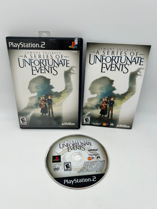 PiXEL-RETRO.COM : SONY PLAYSTATION 2 (PS2) COMPLET CIB BOX MANUAL GAME NTSC LEMONY SNICKET'S A SERIES OF UNFORTUNATE EVENTS
