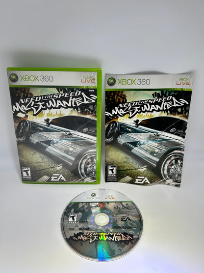PiXEL-RETRO.COM : MICROSOFT XBOX 360 COMPLETE CIB BOX MANUAL GAME NTSC NEED FOR SPEED MOST WANTED