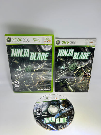 PiXEL-RETRO.COM : MICROSOFT XBOX 360 COMPLETE CIB BOX MANUAL GAME NTSC NINJA BLADE