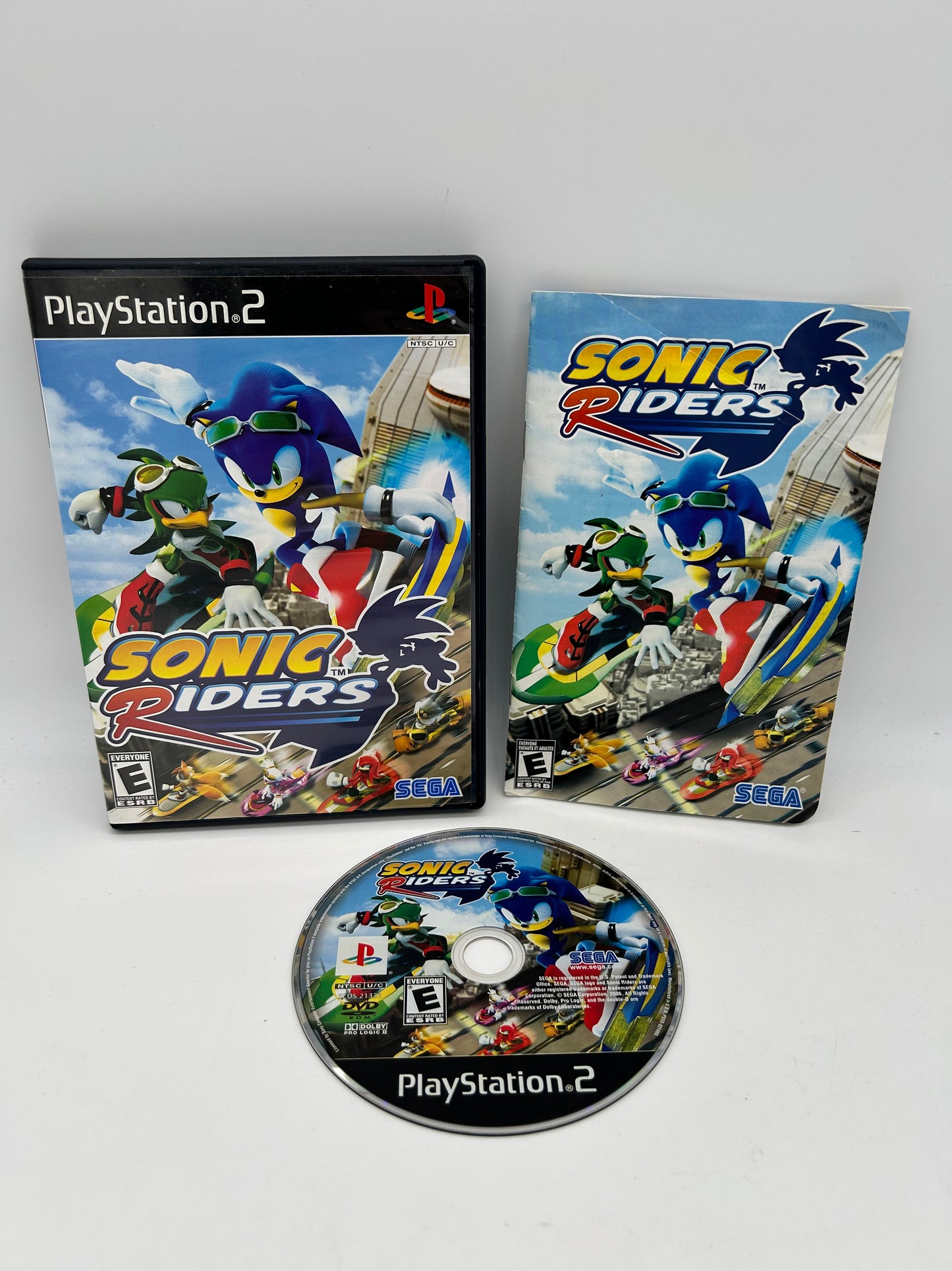 PiXEL-RETRO.COM : SONY PLAYSTATION 2 (PS2) COMPLET CIB BOX MANUAL GAME NTSC SONIC RIDERS