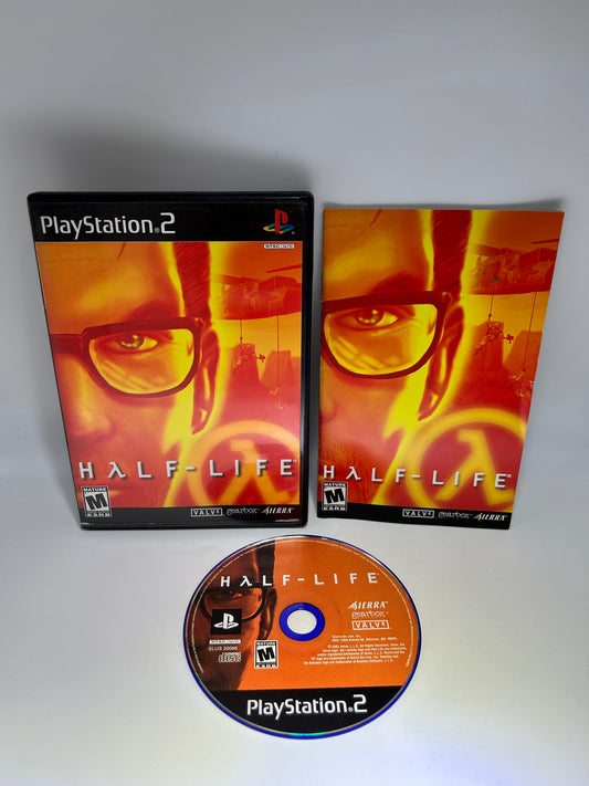 PiXEL-RETRO.COM : SONY PLAYSTATION 2 (PS2) COMPLET CIB BOX MANUAL GAME NTSC HALF-LIFE