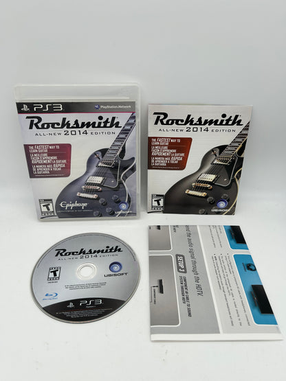 PLAYSTATION 3 (PS3) COMPLET CIB BOX MANUAL GAME NTSC ROCKSMITH 2014 EDITION