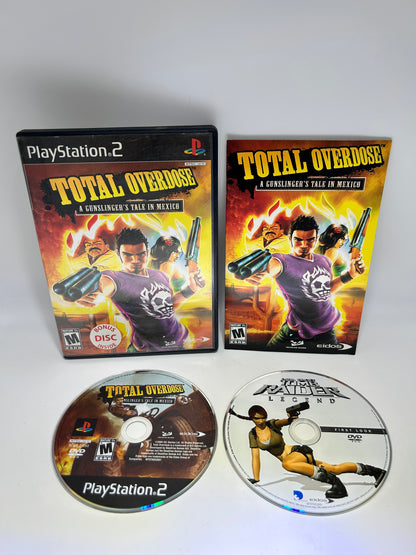 PiXEL-RETRO.COM : SONY PLAYSTATION 2 (PS2) COMPLET CIB BOX MANUAL GAME NTSC TOTAL OVERDOSE A GUNSLiNGERS TALE iN MEXiCO