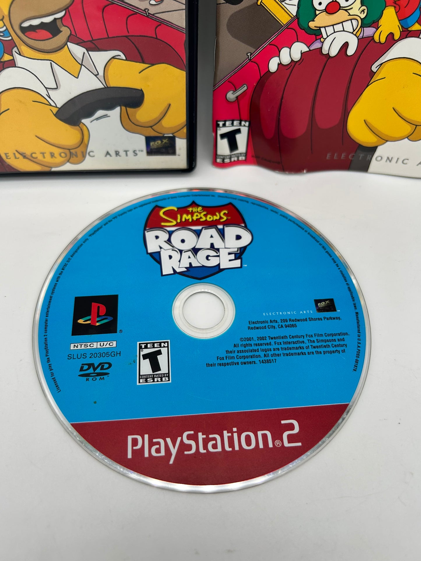 SONY PLAYSTATiON 2 [PS2] | THE SiMPSONS ROAD RAGE | GREATEST HiTS