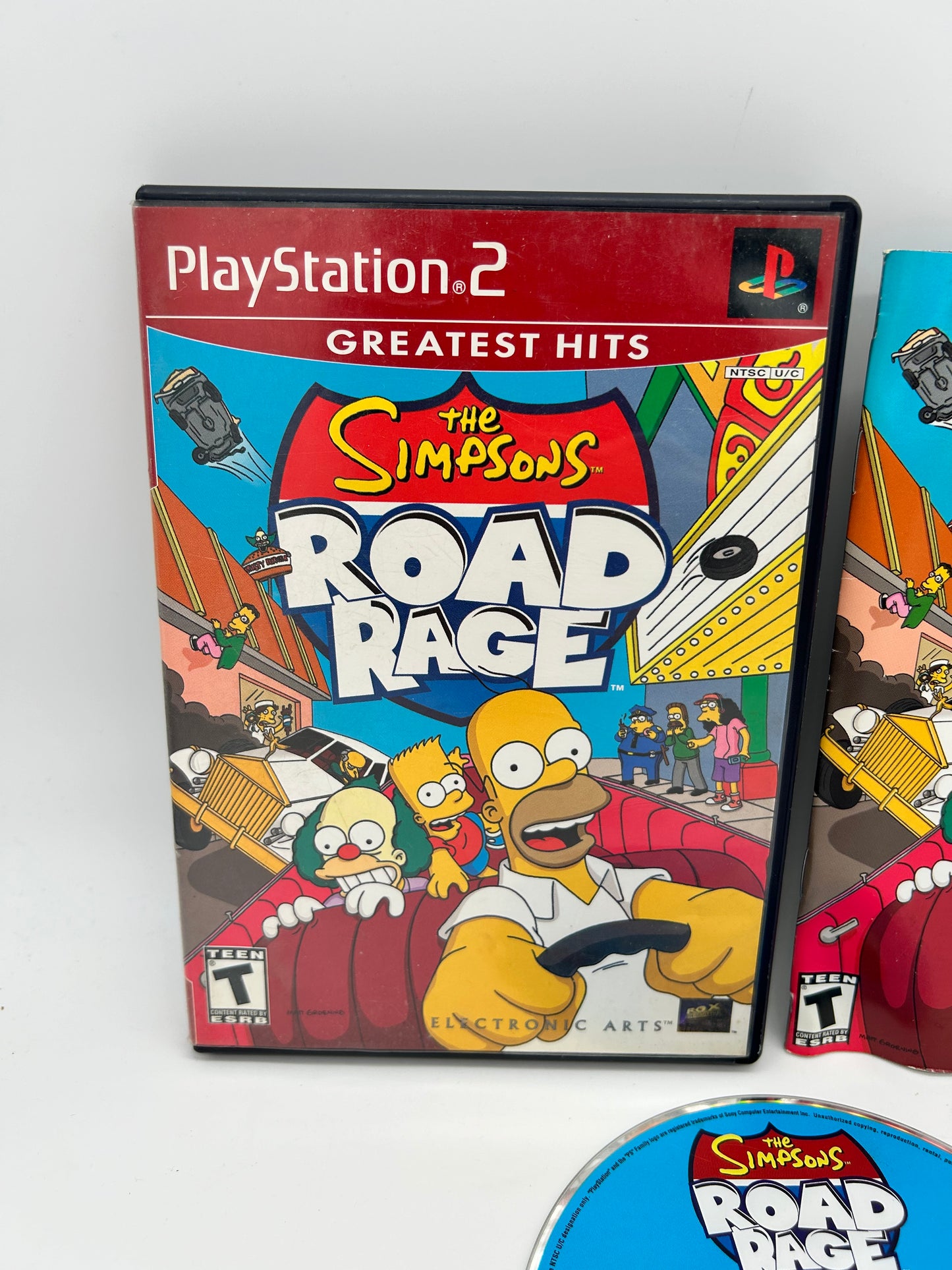 SONY PLAYSTATiON 2 [PS2] | THE SiMPSONS ROAD RAGE | GREATEST HiTS