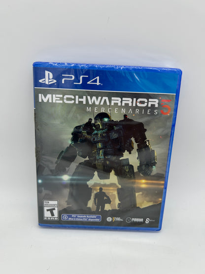 PiXEL-RETRO.COM : SONY PLAYSTATION 4 (PS4) COMPLETE CIB BOX MANUAL GAME NTSC MECHWARRIOR 5 MERCENARIES